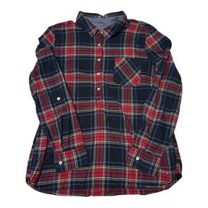 Tommy Hilfiger Plaid Flannel Shirt Size L